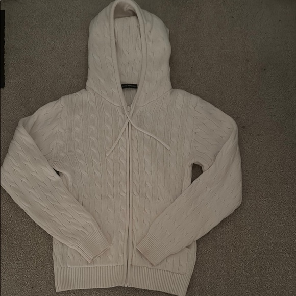Cable Knit Hooded Sweater - Picture 1 of 1